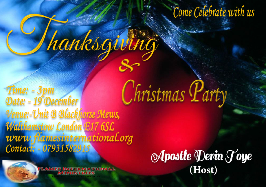 Christmas & Thanksgiving Service